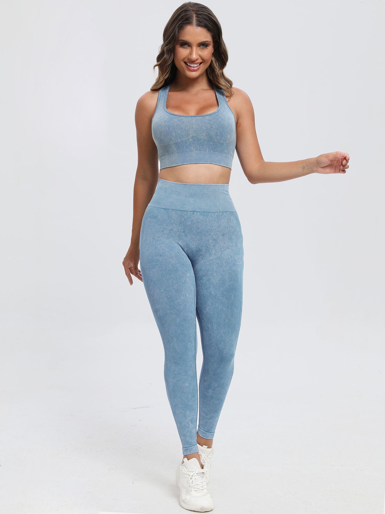 Cupid's Scoop Neck Wide Strap Top and Pants Active Set