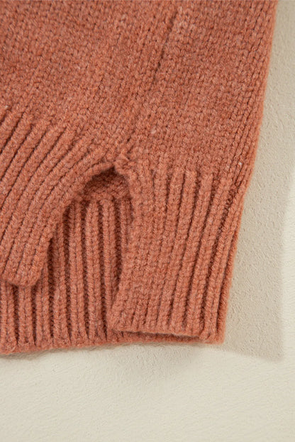 Cupid's Open Front Dropped Shoulder Cardigan