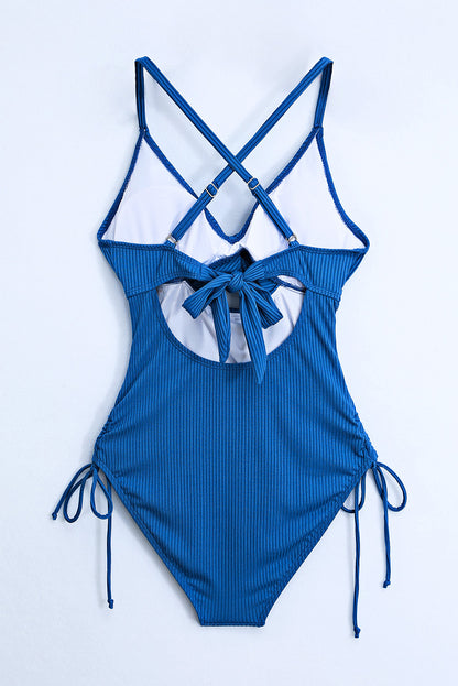 Cupid's Ocean V-Neck One Piece