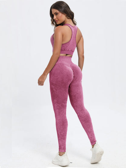 Cupid's Scoop Neck Wide Strap Top and Pants Active Set