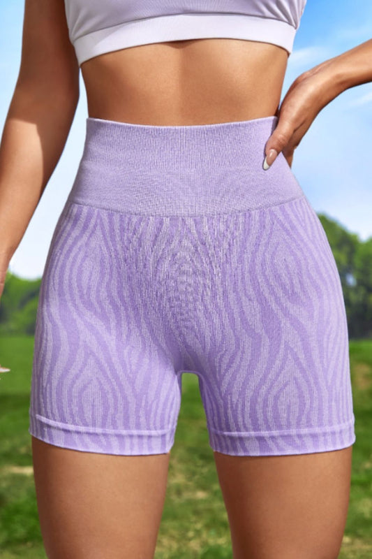 Cupid's Lavender Gym Biker Shorts