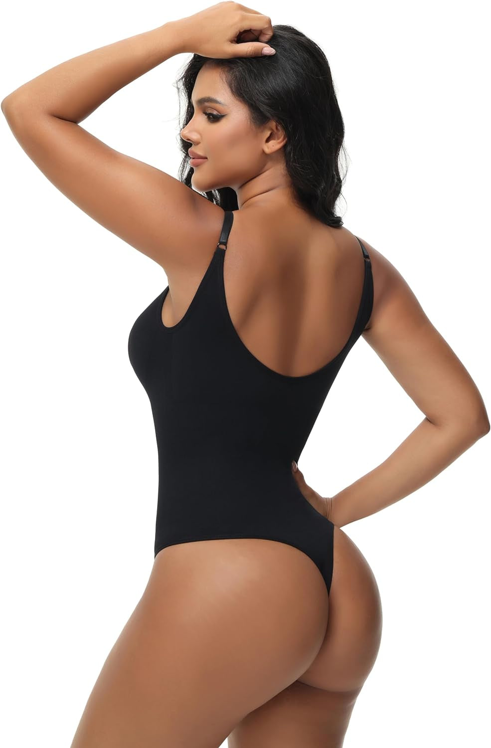 Bodysuit for Women Tummy Control Shapewear Body Shaper Seamless Spaghetti Strap Leotards