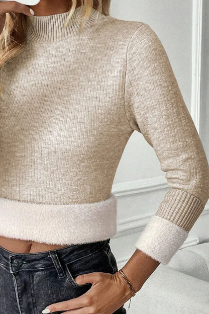 Cupid's Cozy Fall Knit Sweater🍂