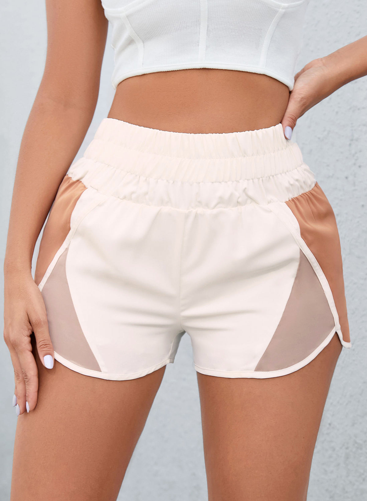 Cupid's Color Block Active Shorts