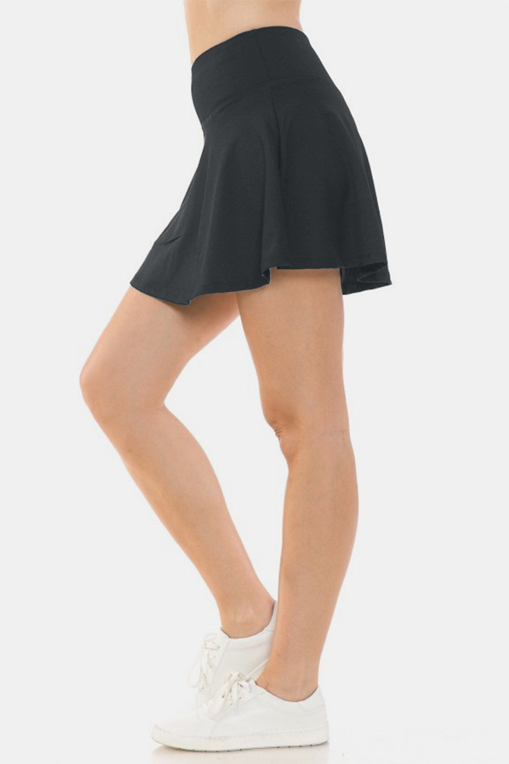 Cupid's Touch Wide Waistband Active Skirt